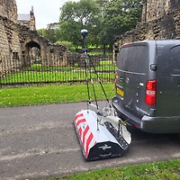 Raptor at Kirstal Abby, Leeds, Yorkshire